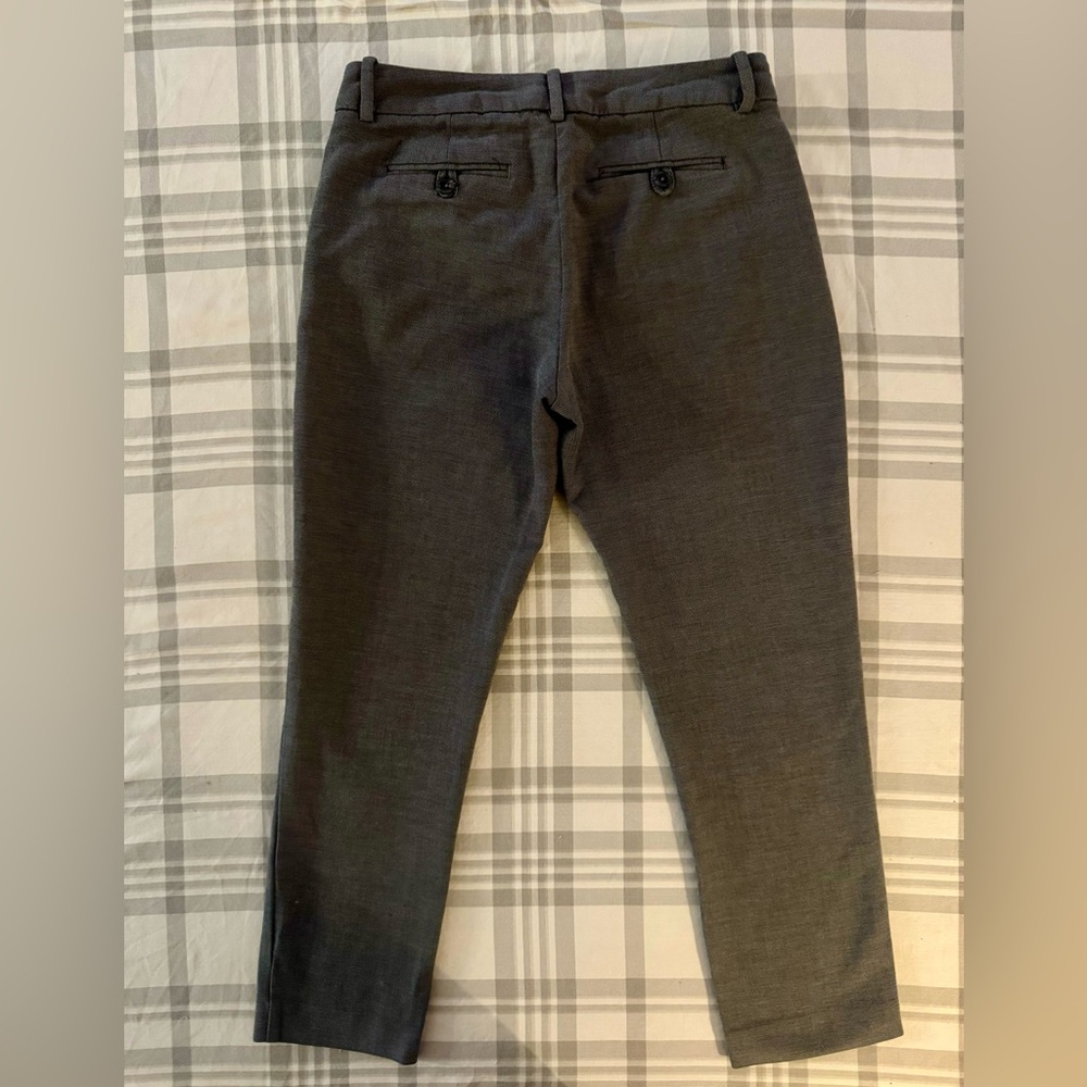 Gray slack capris - Picture 2 of 2
